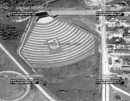 University Drive-In Theatre - Historic Aerial (newer photo)